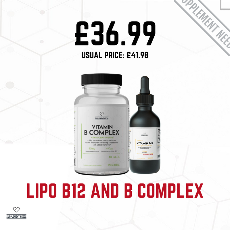 Supplement Needs Advanced B Complex and Liposomal B12 Stack
