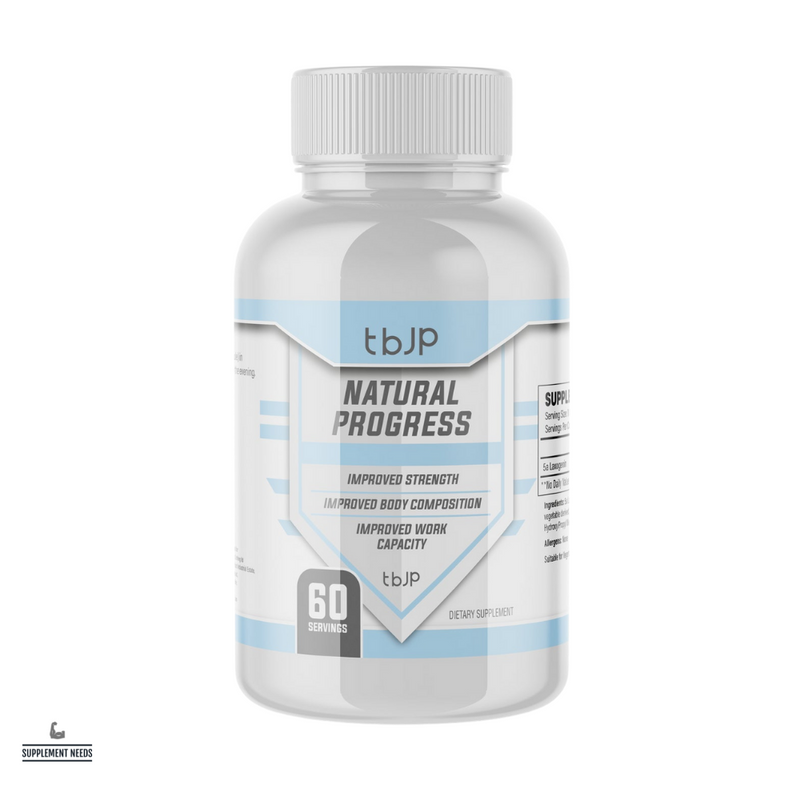 Trained By JP Nutrition Natural Progress - 60 Capsules
