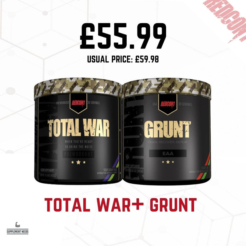 Redcon1 Total War and Grunt 30 Servings Bundle