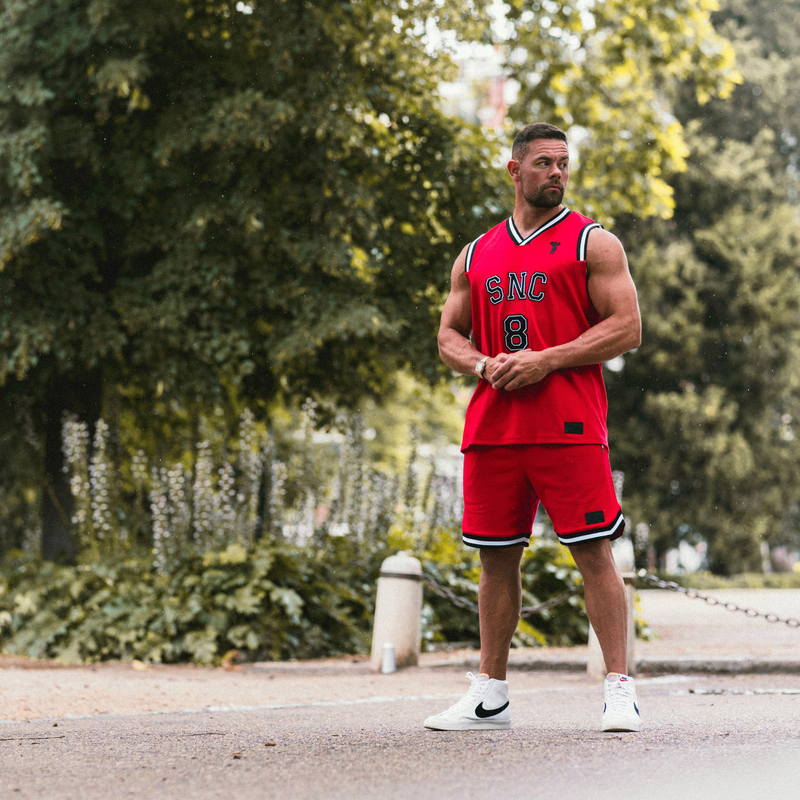 SN BLLR Shorts - Red/Black