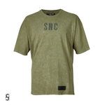 OVSD Drop Shoulder Acid Wash Tee - Washed Khaki Acid Wash