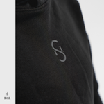 SN CLO. OVSD Cropped Hoodie - Black