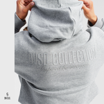 SN CLO. OVSD Cropped Hoodie - Grey