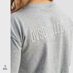 SN CLO. OVSD Cropped Tee - Grey