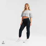 SN CLO. OVSD Cropped Tee - Grey