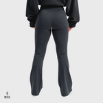 SN CLO. Cross Flare Leggings - Jet Black