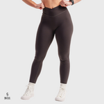 SN CLO. Cross Over Leggings - Charcoal