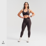 SN CLO. Cross Over Leggings - Charcoal