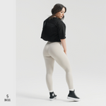 SN CLO. Cross Over Leggings - Stone