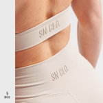 SN CLO. Cross Over Leggings - Stone