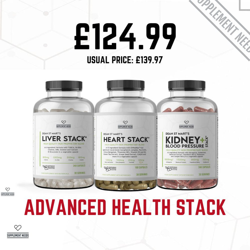 Supplement Needs Kidney+Blood Pressure Stack - 240 Capsules + FREE DELIVERY