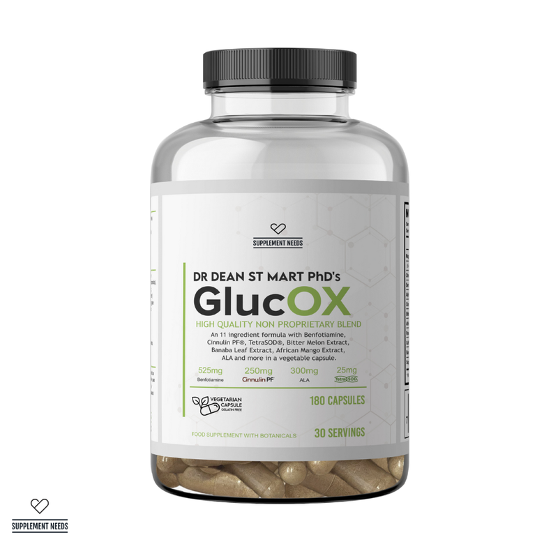 Supplement Needs GlucOX - 180 Capsules