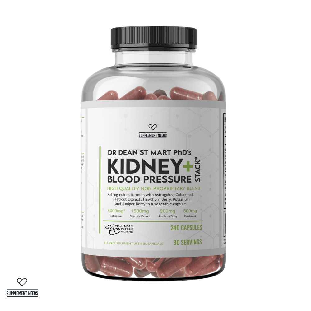 Supplement Needs Kidney and Blood Pressure Stack - 240 Capsules