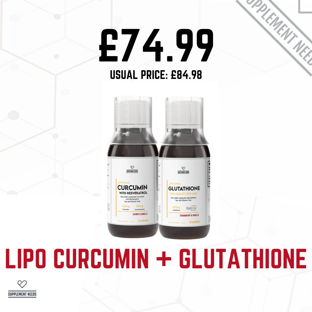 Supplement Needs Liposomal Curcumin and Glutathione Bundle + FREE DELIVERY Supplement Needs Liposomal Curcumin and Glutathione Bundle + FREE DELIVERY