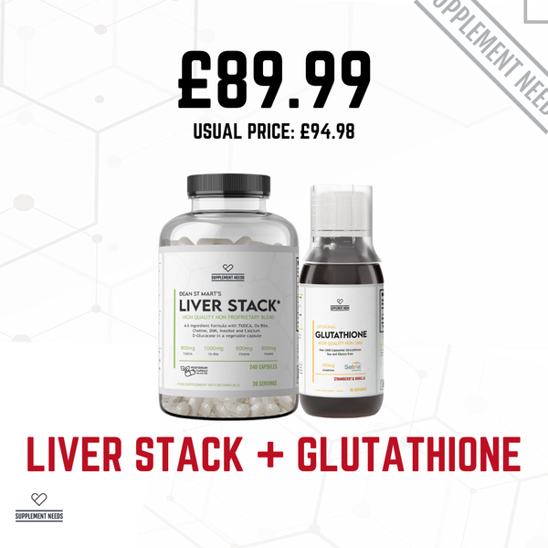Supplement Needs Glutathione and Liver Stack Bundle + FREE DELIVERY