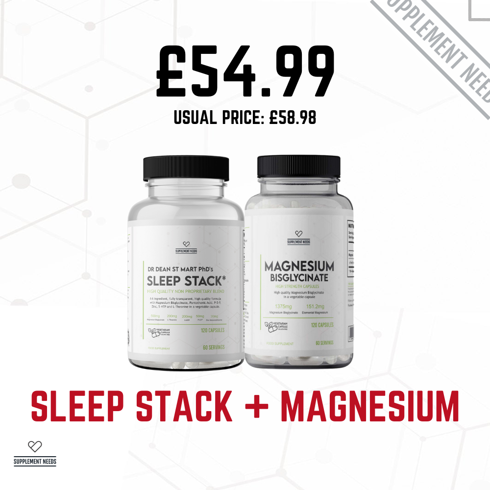 Supplement Needs Sleep Stack and Magnesium Bisglycinate Stack