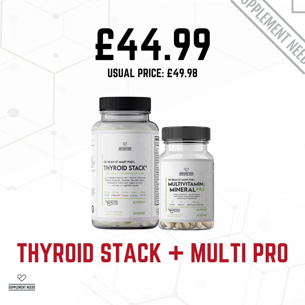 Thyroid Stack and Multivitamin 30s Bundle