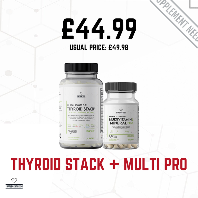 Thyroid Stack and Multivitamin 30s Bundle